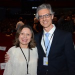 Ana Clévia Guerreiro, do Sebrae, e Marco Ferraz, da Clia Brasil Ana Clévia Guerreiro, do Sebrae, e Marco Ferraz, da Clia Brasil