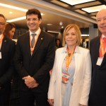 Bob Santos, do MTur, Marcelo Álvaro, futuro ministro do Turismo, Vanessa Mendonça, do MTur, e Herculano Passos, da Frentur