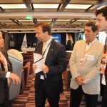 Carlos Prado, da Abracorp, Adrian Ursilli, da MSC, Rogério Siqueira, do Beto Carrero, e Marcelo Álvaro, futuro ministro do Turismo