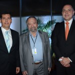 Claudio Tinoco, secretário de Turismo de Salvador, Alberto Fajerman e Claudio Neves Borges, da Gol