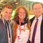 Com Mari Masgrau e Valter Patriani na Fitur Madri