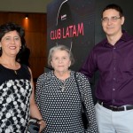 Cristina Viriato e Sandra Wirtzbiki, da TurisForma, e Diego Conrado, da Latam Airlines Cristina Viriato e Sandra Wirtzbiki, da TurisForma, e Diego Conrado, da Latam Airlines