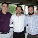 Diego Conrado, Rafael Diogo e Marcos Moura, da Latam Airlines Diego Conrado, Rafael Diogo e Marcos Moura, da Latam Airlines