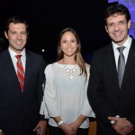 Eduardo Zorzanello, do Festuris, Renata Carrasco, secretária de Turismo de Caxias do Sul, e Marcelo Álvaro, futuro Ministro do Turismo