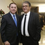 Eliseu Barros, presidente da ABIH-CE, e Arialdo Pinho, secretário de Turismo do Ceará