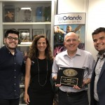 Equipe do Visit Orlando homenageou Agaxtur pelos seus 65 anos