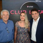 Eraldo Palmerini, do Grupo BRT, Karin Andrade e Antenor Soares, da Latam Airlines Eraldo Palmerini, do Grupo BRT, Karin Andrade e Antenor Soares, da Latam Airlines