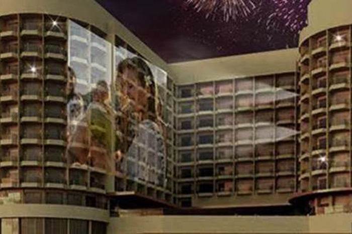Fairmont Copacabana fará projeção de contagem regressiva no Réveillon 1 Fachada do hotel será transformada em telão no Réveillon (Divulgação)