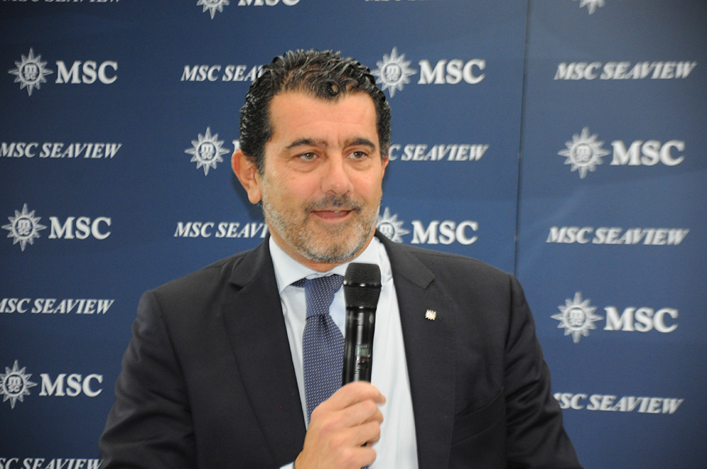 Gianni Onorato, CEO da MSC