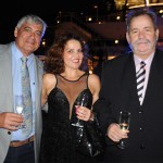 Gustavo Andrade, do Terminal Portuário de Salvador, Eunice Gusmão, arquiteta, e Pedro Costa, presidente da Comcar