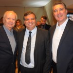 Gérard Bourgeaiseau, Paulo Henrique, advogado, e George Durante, ex-Othon