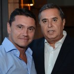 Igor Miranda, da Latam Airlines, e Ronaldo Waltrick, da Maiorca Turismo Igor Miranda, da Latam Airlines, e Ronaldo Waltrick, da Maiorca Turismo