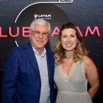 Juarez Cintra Filho, da Ancoradouro, e Aline Silva, da Latam Airlines Juarez Cintra Filho, da Ancoradouro, e Aline Silva, da Latam Airlines