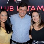 Leonor Bernhoeft, da LTN Brasil, Daniel Almeida e Daniela Hatadani, da Latam Airlines Leonor Bernhoeft, da LTN Brasil, Daniel Almeida e Daniela Hatadani, da Latam Airlines