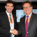 Marcelo Alvaro, futuro ministro do Turismo, e Vinicius Lummertz, atual ministro do Turismo
