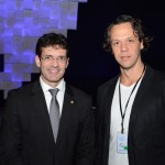 Marcelo Álvaro Antônio, futuro ministro do Turismo, e Bruno Reis, do RIOgaleão