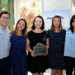 Martin Diniz e Aline Anzzelotti, do SeaWorld, com Bruna Pereira, Mariana Mello e Jéssika Bono, da Decolar.com