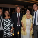 Osmar Souza, da Sealink, com esposa Marlucia Souza, Gilvan Delgado, da Aqcua Tur, Celma Rayol e Newton Santos, da MSC