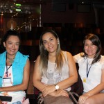 Patrícia Ferreira, da Apoio Turismo entre Marcia Sousa e Kaline Santana, da Clube Turismo Patrícia Ferreira, da Apoio Turismo entre Marcia Sousa e Kaline Santana, da Clube Turismo