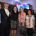 Phillipe Campelo, do RioCVB, Lucio Macedo, da Riotur, Fátima Facuri, da Abeoc, Sonia Chami, do RioCVB, Cristina Fritsch, da Abav-RJ, e Salvador Saladino, da Bito