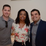 Renato Picchi, da Trend, Vilmara Souza, da Agaxtur, e Andre Almeida, do Visit Orlando