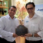 Ricardo Bezerra, da Azul Viagens, e Mauricio Alexandre, do SeaWorld