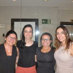 Sandra Rey, da Interamerican Network, Bianca Pizzolito, da WTM, Juliana Rosa, da Interamerican e Cláudia Delfino, da WTM
