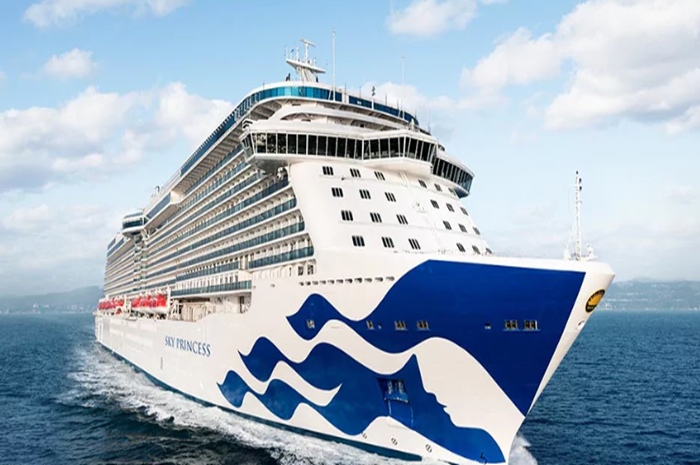 O Sky Princess será adicionado ao Portfólio da Princess Cruises a partir de outubro de 2019