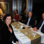 Teresa Kalil, da Alatur JTB, com seu esposo Arnaldo Baldini, Alessandra Pacito, da Escape Travel, e Eduardo Koglin, da Koglin Viagens