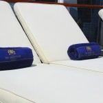 Toalhas exclusivas dos hóspedes do Yacht Club