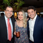 Vanderlei Folgueral, da LTS, Antenor Soares e Karin Andrade, da Latam Airlines Vanderlei Folgueral, da LTS, Antenor Soares e Karin Andrade, da Latam Airlines
