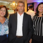 Vania Quinhões, do Riale Hotéis, com Ricardo Lima e Lucia Pinheiro, do Praia Ipanema Hotel