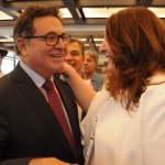 Vinicius Lummertz, ministro do Turismo, e Magda Nassar, presidente da Braztoa