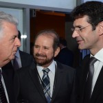 Walfrido dos Mares Guia, primeiro ministro do Turismo do Brasil, Guilherme Paulus, da GJP, e Marcelo Álvaro, futuro ministro do Turismo Walfrido dos Mares Guia, primeiro ministro do Turismo do Brasil, Guilherme Paulus, da GJP, e Marcelo Álvaro, futuro ministro do Turismo