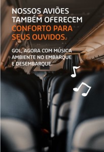 Aeronaves da Gol receberão passageiros com clássicos da MPB e Bossa Nova 1 Aviões da Gol terão musica ambiente com clássicos da MPB e Bossa Nova