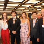 O futuro ministro do Turismo, Alberto Álvaro, e o presidente da Frentur, Herculano Passos, com equipe do Beto Carrero liderada pelo presidente Rogério Siqueira, Carolina Beber e pelo diretor Roberto Vertemati
