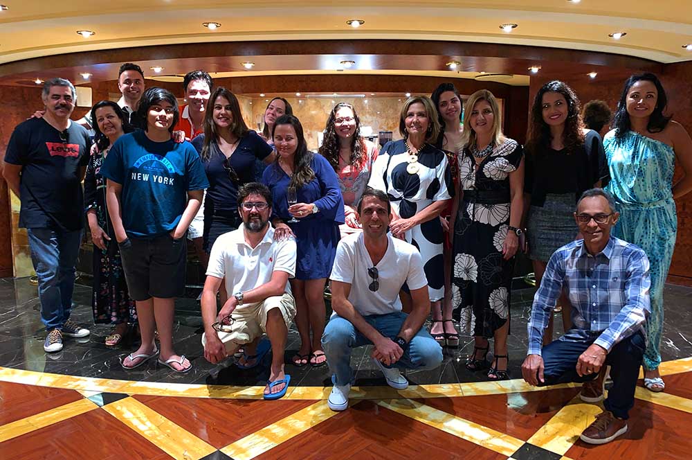 Yacht Club do MSC Fantasia recebe grupo seleto de agentes e operadores de luxo 1 Agentes e operadores convidados para cinco dias a bordo do Yacht Club do MSC Fantasia