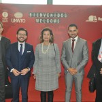 Davi Pinto, da embaixada do Brasil na Espanha, com Gilson Lira, Teté Bezerra, Alisson Andrade e Osmar Carvalho, da Embratur