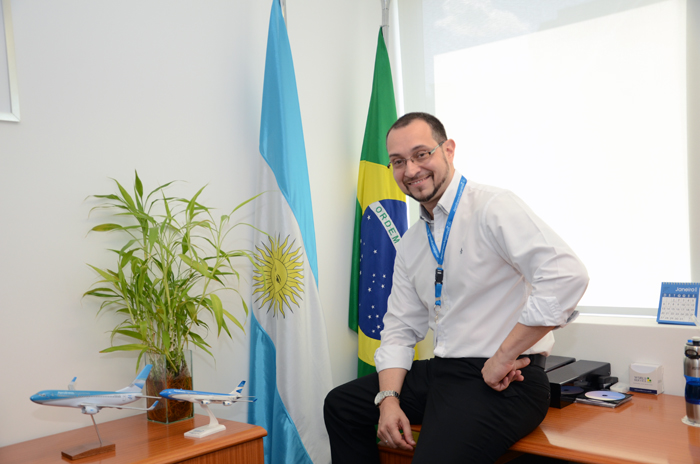 Diógenes Toloni, diretor da Aerolíneas Argentinas no Brasil (Foto: Eric Ribeiro)