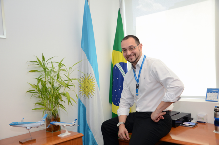 Aerolíneas Argentinas lança novas classes de tarifas; conheça 1 Diógenes Toloni, diretor da Aerolíneas Argentinas no Brasil (Foto: Eric Ribeiro)