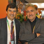 Eros Tozetto, secretário de Turismo de Campo Magno - PR, e Aloisio Mendes, da AMTours