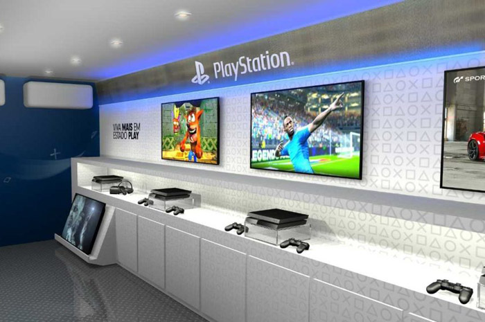 Espaço contará com quatro estações do Play Station 4