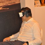 Experiência em realidade virtual é o destaque no estande do Brasil
