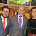 Gilson Lira e Teté Bezerra, da Embratur, com o embaixador Pompeo Andreucci