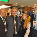 José Geraldo Filho, da Windsor Hotéis, Aloisio Mendes e Victoria Mendes, da AMTours e Sidney Linhares, da Del Bianco