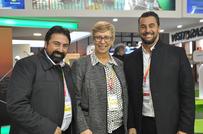 Marcelo Paolillo, Barbara Picolo, e Fabio Oliveira, integraram o time da Flytour MMT Viagens na Fitur 2019