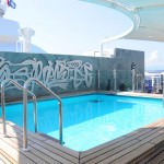 Piscina exclusiva do mSC Yacht Club