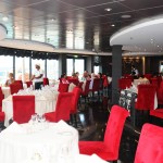 Restaurante L'Etoile é exclusivo do Yacht Club para almoço e jantar a lá carte