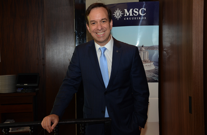 Adrian Ursilli, diretor-geral da MSC no Brasil