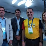 Antonio Baptista, secretário executivo da Secretaria de Turismo de PE, José Neves, VP da Empetur, Claiton Armelin, Milu Megale, Dir de Mkt da Empetur